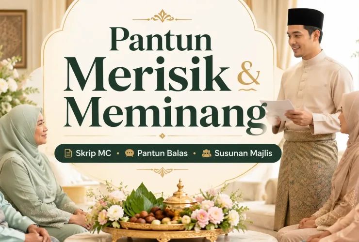 Pantun Merisik dan Meminang untuk MC Majlis: Skrip Siap Guna, Pantun Balas & Susunan Majlis Lengkap Pantun Merisik dan Meminang untuk MC Majlis: Skrip Siap Guna, Pantun Balas & Susunan Majlis Lengkap