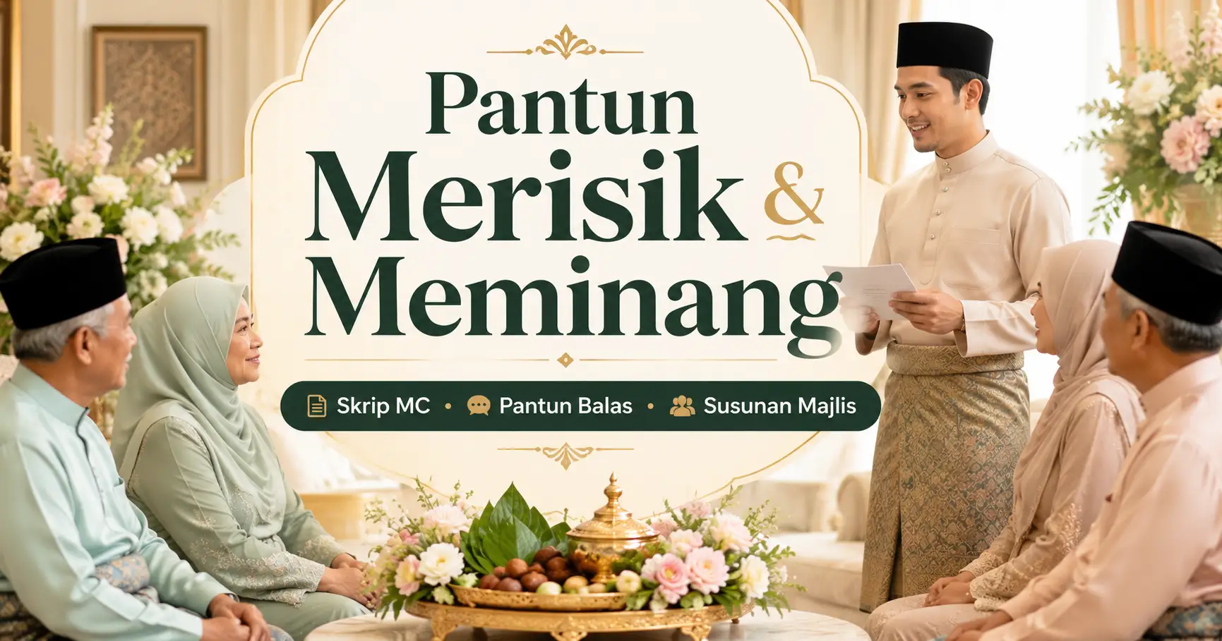 Merisik Pantun Merisik Dan Meminang Untuk MC Majlis: Skrip Siap Guna, Pantun ...