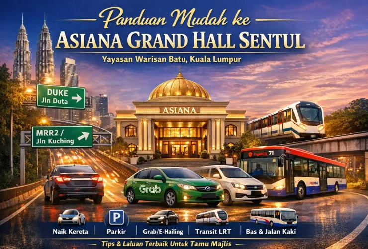 Rute & Parkir: Cara Paling Gampang ke Asiana Grand Hall Sentul Yayasan Warisan Batu (Naik Mobil/Grab/Transit)