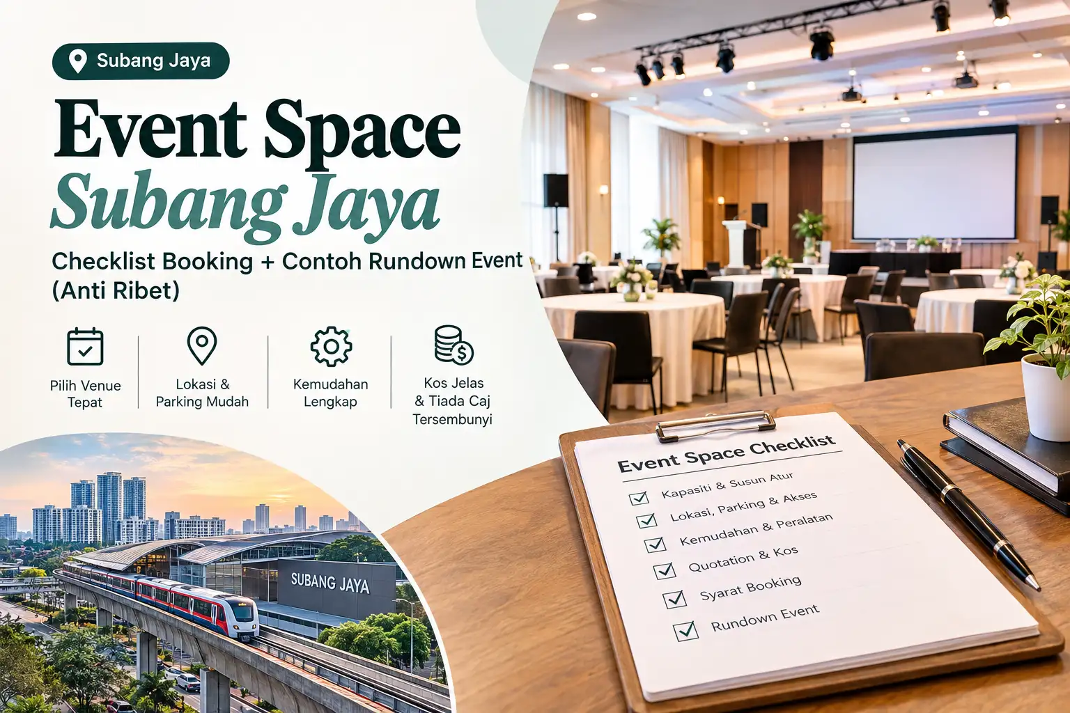 Event Space Subang Jaya: Checklist Booking + Contoh Rundown Event (Anti Ribet) Event Space Subang Jaya: Checklist Booking + Contoh Rundown Event (Anti Ribet)