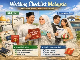 Wedding Checklist Malaysia: Checklist Dokumen Nikah (JPN/JAIS/Pejabat Agama) Mengikut Negeri