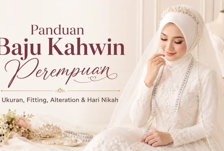 Checklist Beli Baju Kahwin Perempuan: Ukuran, Fitting, Alteration, sampai Hari Nikah