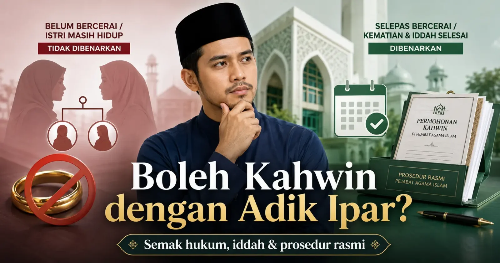 Hukum Adik Kahwin dengan Adik Ipar di Malaysia: Rujukan Undang-undang Keluarga Islam & Prosedur Pejabat Agama Hukum Adik Kahwin dengan Adik Ipar di Malaysia: Rujukan Undang-undang Keluarga Islam & Prosedur Pejabat Agama