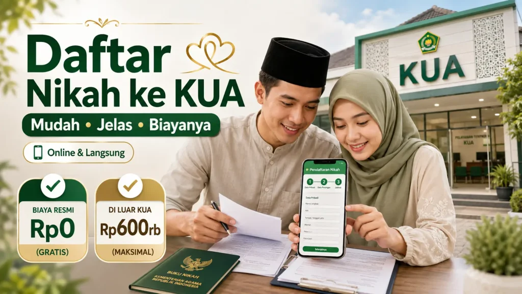 Cara Mudah Daftar Nikah ke KUA: Panduan Lengkap dan Biayanya! Cara Mudah Daftar Nikah ke KUA: Panduan Lengkap dan Biayanya!