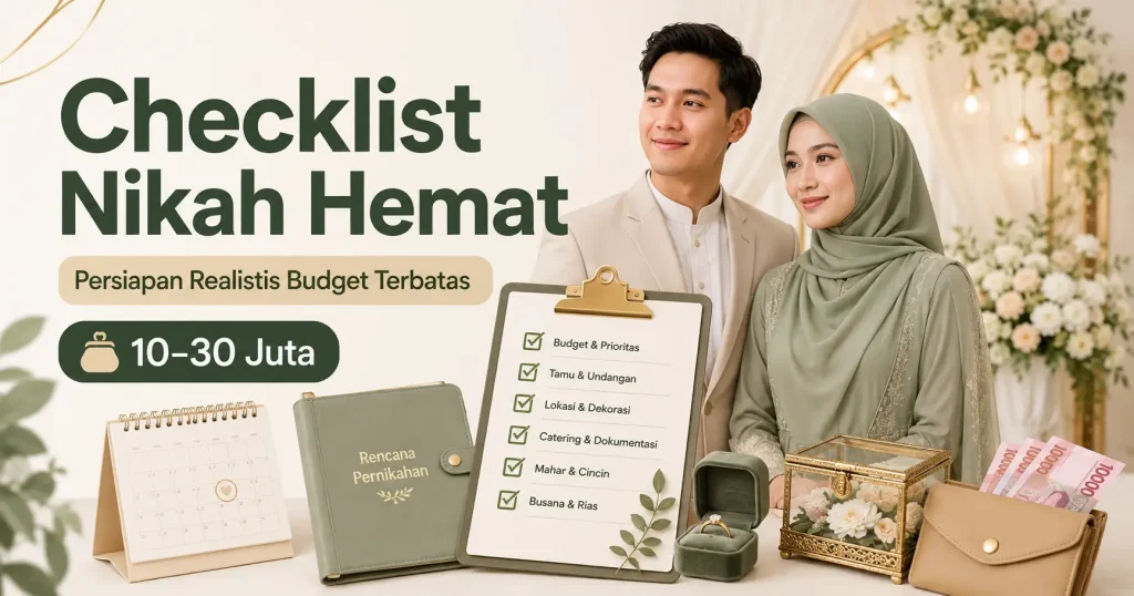 Persiapan Nikah Apa Saja untuk Pasangan Hemat? Checklist Realistis Budget Terbatas