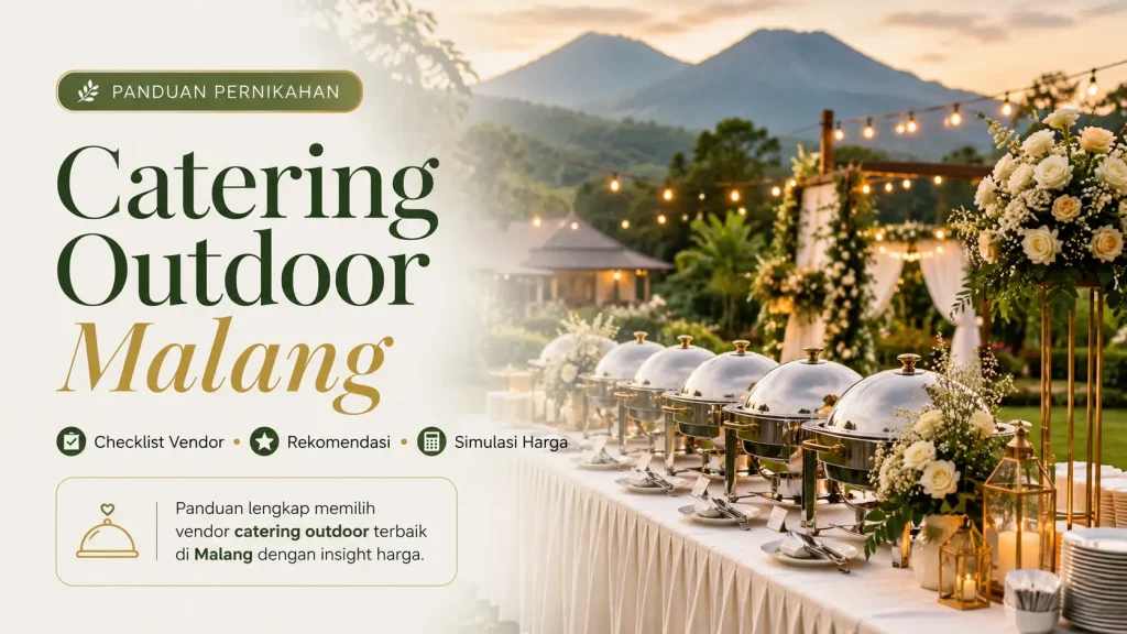 Catering Pernikahan Malang untuk Venue Outdoor: Panduan Lengkap & Rekomendasi Vendor