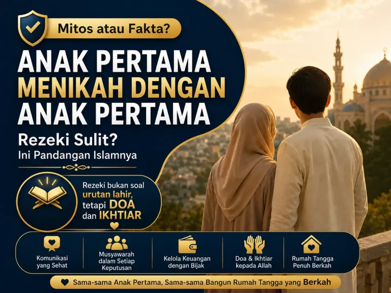 rezeki anak pertama menikah dengan anak pertama menurut islam