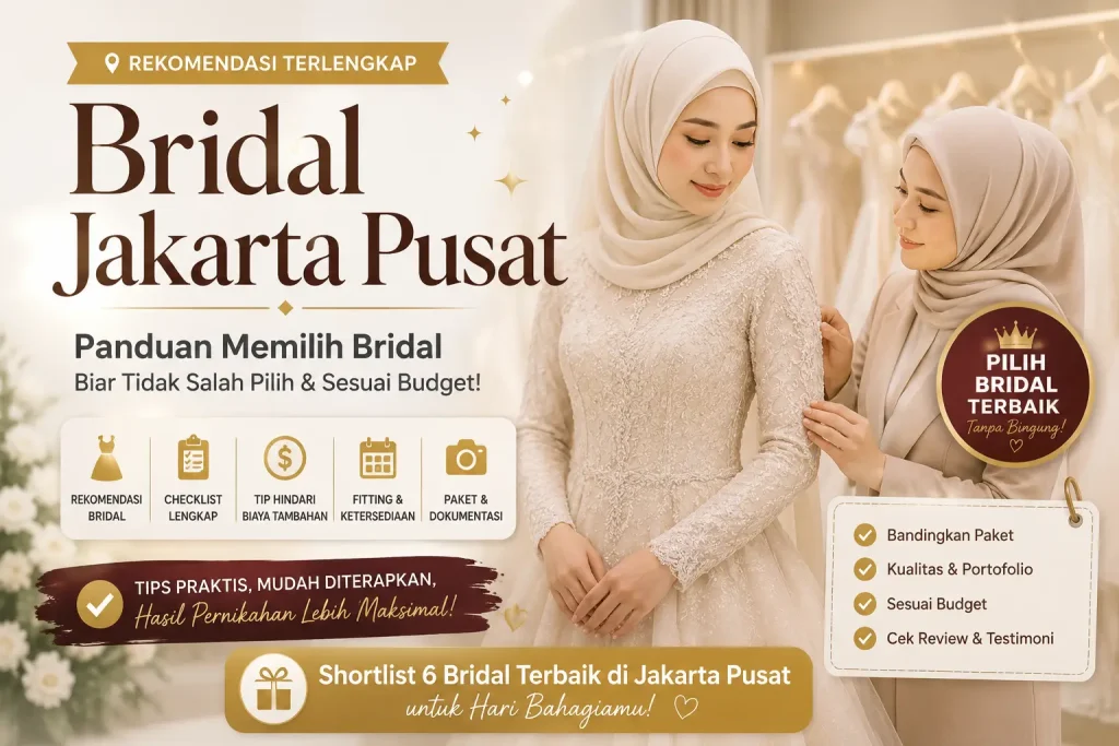 Bridal Jakarta Pusat: Rekomendasi dan Panduan Memilih Bridal