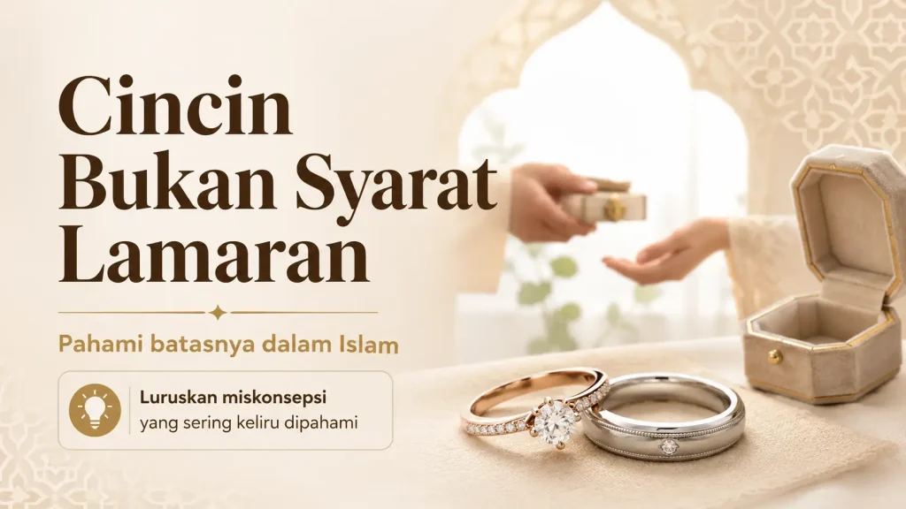 Syarat Cincin Lamaran dalam Islam yang Sering Disalahpahami Umat Muslim Syarat Cincin Lamaran dalam Islam yang Sering Disalahpahami Umat Muslim