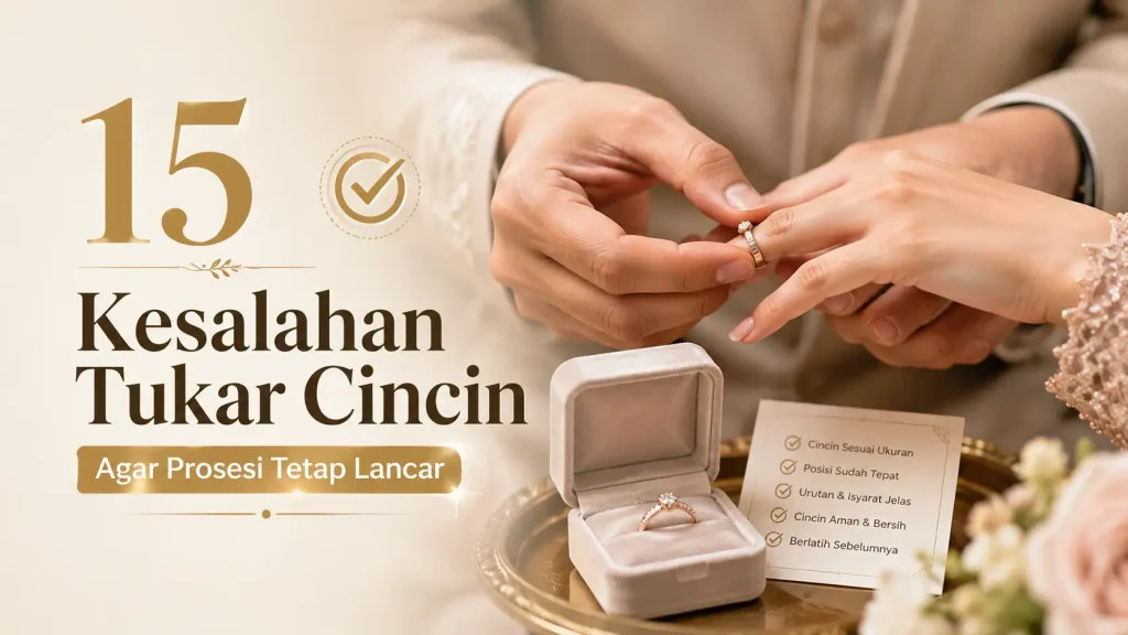 15 Kesalahan Saat Tukar Cincin yang Sering Terjadi dan Cara Menghindarinya 15 Kesalahan Saat Tukar Cincin yang Sering Terjadi dan Cara Menghindarinya
