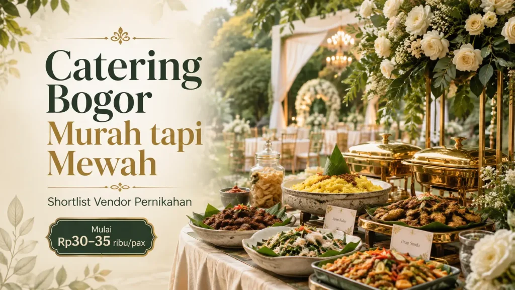 Catering Bogor Murah Tapi Mewah? Ini Daftar Vendor Favorit Pengantin