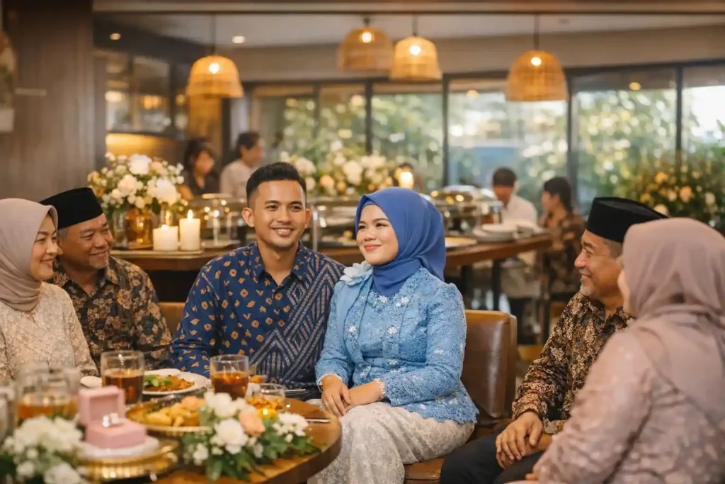 Lamaran di restoran dan di rumah
