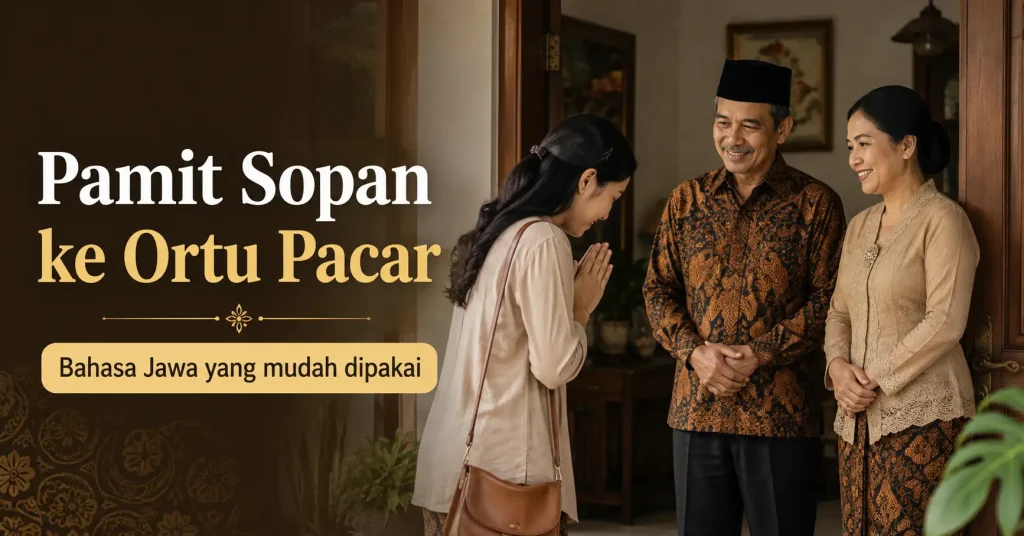 Cara Pamit ke Orang Tua Pacar Bahasa Jawa: Panduan Sopan Sesuai Unggah-Ungguh Jawa