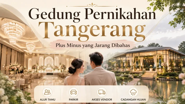 Gedung Pernikahan di Tangerang: Plus Minus Tiap Venue yang Jarang Dibahas