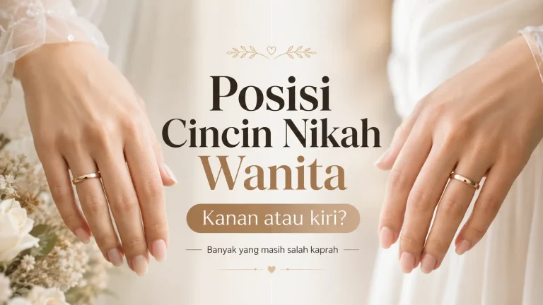 Posisi Cincin Nikah Wanita yang Sering Salah Kaprah, Banyak Calon Pengantin Keliru