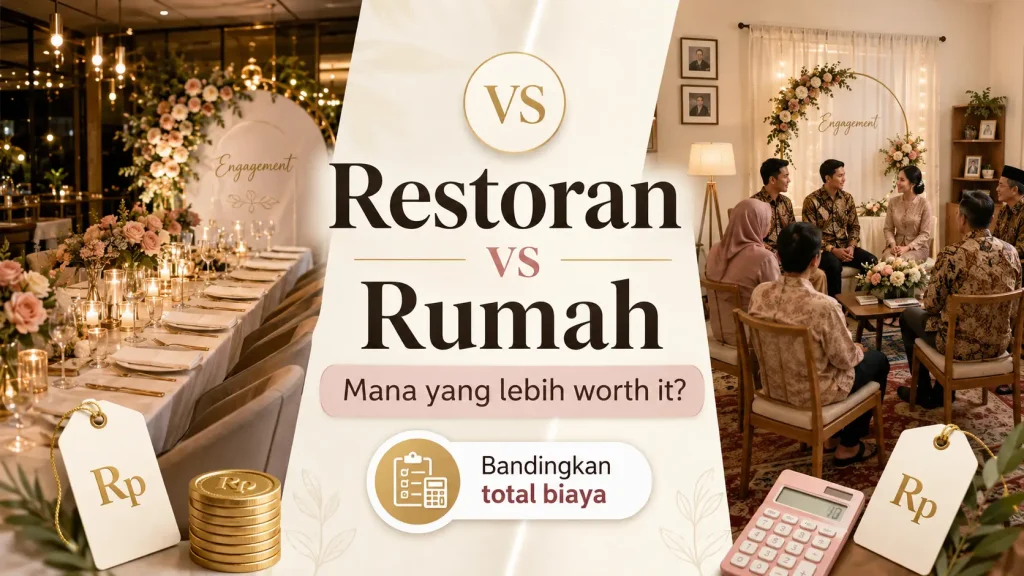 Harga Paket Lamaran di Restoran vs di Rumah: Mana Lebih Worth It?