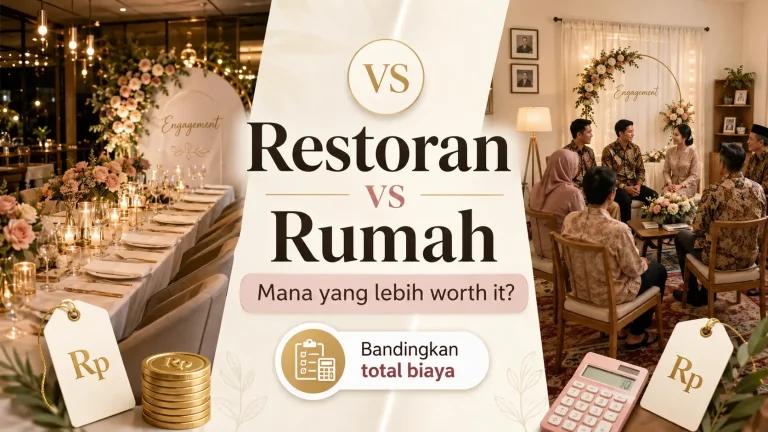 Harga Paket Lamaran di Restoran vs di Rumah: Mana Lebih Worth It?