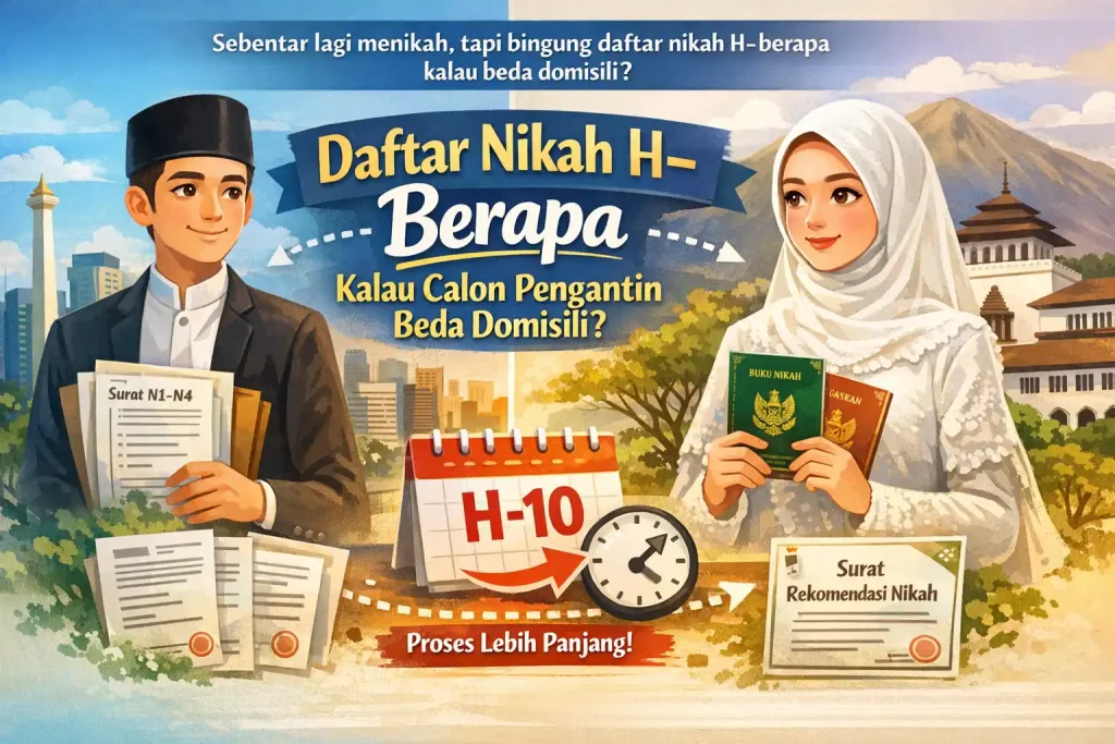 Daftar Nikah H- Berapa Kalau Calon Pengantin Beda Domisili? Panduan Lengkap & Praktis