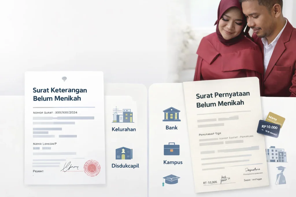 Surat Keterangan Belum Menikah vs Surat Pernyataan Belum Menikah: Bedanya, Siapa yang Mengeluarkan, dan Kapan Dipakai